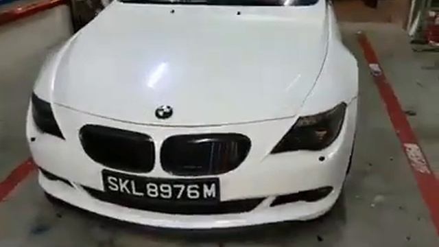 PEARL WHITE BLUE EFFECT BMW E64 смотреть онлайн