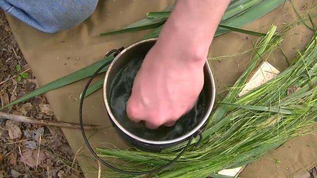 Making a Primitive Soap from Yucca Leafs смотреть онлайн