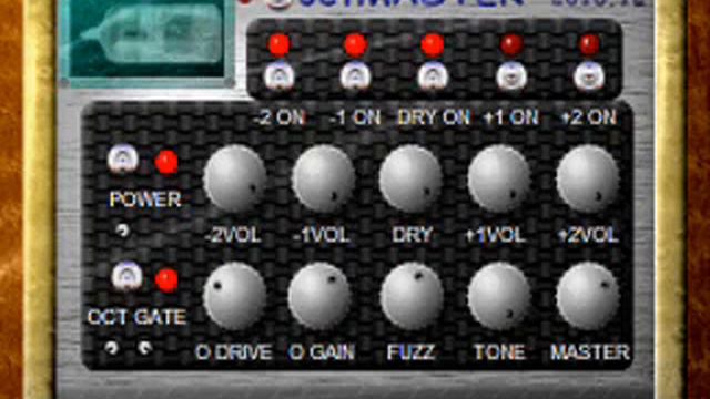 Octaver Fuzz 自作 VST DEMO