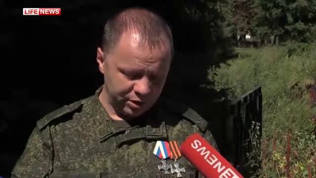 Министр обороны ДНР Владимир Кононов Украинские военные нарушили перемирие уже через 15 минут смотреть онлайн