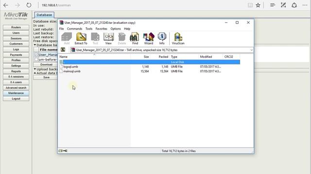 MikroTik Tutorial 24 - How to backup and restore User Manager Database (Hotspot) смотреть онлайн
