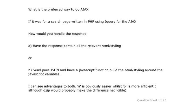 jQuery : Do you Ajax JSON or HTML? смотреть онлайн
