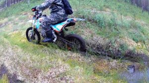 ГРЯЗОМЕС! кайо,kayo 125 питбайк,минусы кика!!!