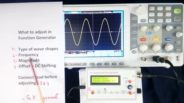 Use of Function signal Generator FG-100 DDS, in Hindi смотреть онлайн