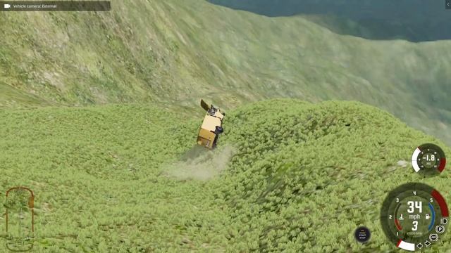 Accident on mointain road with Ford transit-BeamNG.Drive смотреть онлайн
