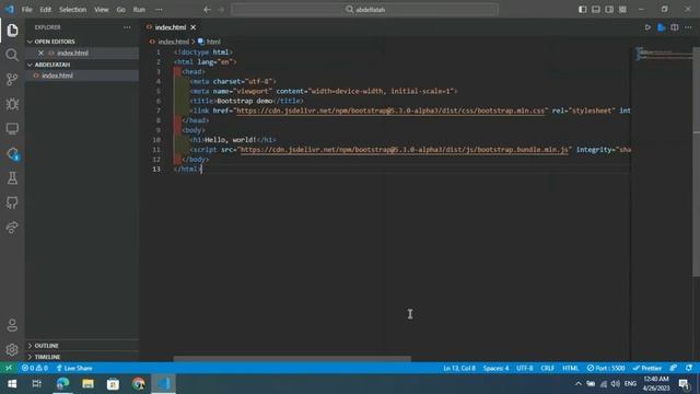 تحميل Bootstrap باستخدام CDN: دليل شامل لإضافة ملفات Bootstrap عبر Abdelfatah | CDN смотреть онлайн