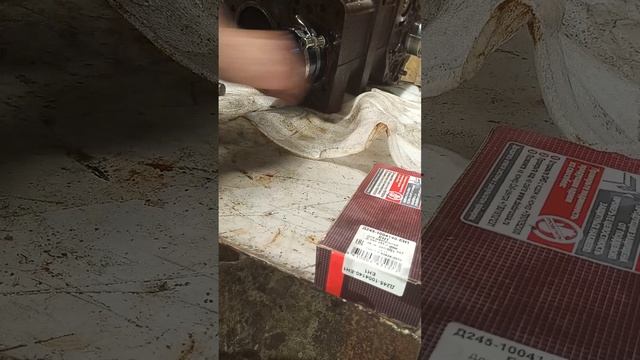 Установка поршневых колец и поршней на двигатель д 245 смотреть онлайн