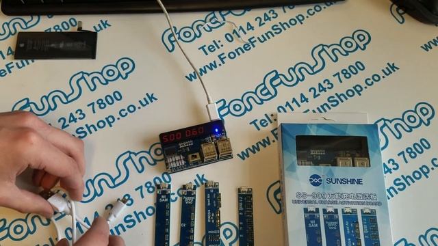 SS-909 All-in-1 Battery Charger/Tester/Activator for iPhone/iPad/Samsung UNBOXING смотреть онлайн