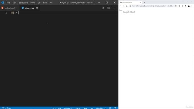 011 Descendent selectors in CSS смотреть онлайн