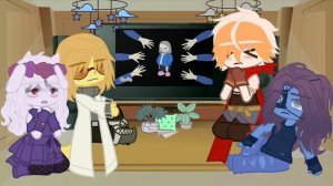 ➠ Undertale reacts to I Got No Time  𝆄  Dusttale  𝆄  gacha club  𝆄  gcrv  𝆄  reaction video gcmv