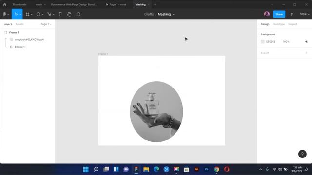Texts and image masking in figma смотреть онлайн