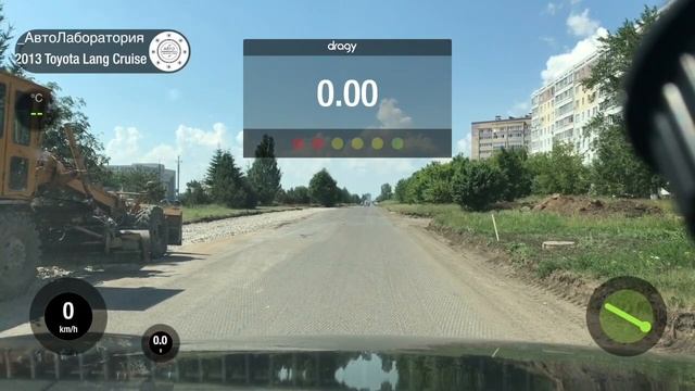 замер разгона до 100 км/ч Land Cruiser Prado до и после чип тюнинга смотреть онлайн