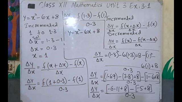 12th Class Math Differentiation Unit 3 Exercise 3.1 All Examples & Question 1Explained Step by Ste смотреть онлайн