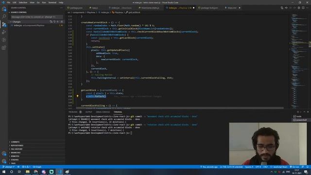 CODING STREAM!! make a Tetris game clone on React JS смотреть онлайн