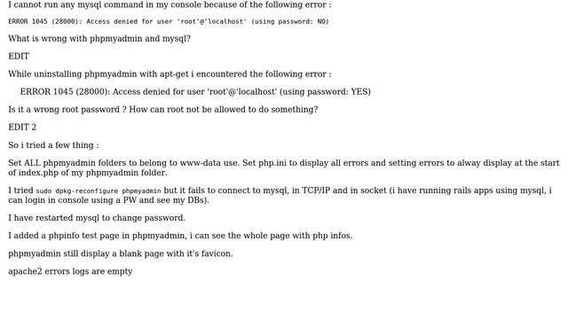 DevOps & SysAdmins: Cannot log-in in the install of phpmyadmin on Ubuntu смотреть онлайн