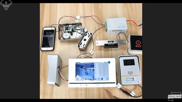 Tuya Smart Life 1080P Video Door Phone With 7inch Touch Screen Monitor