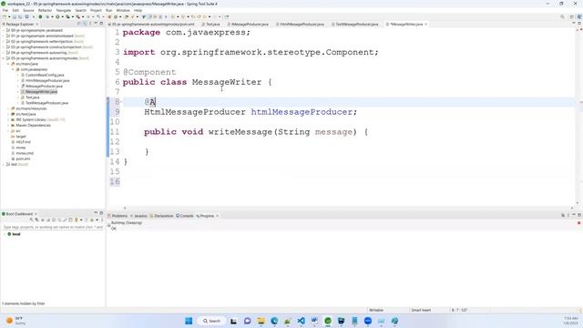 Autowiring in Spring Framework смотреть онлайн