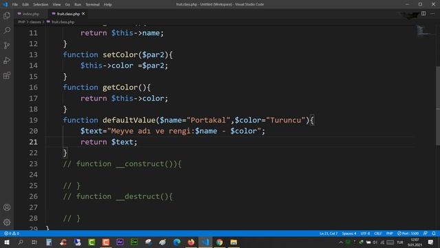 PHP Ders 100 Nesne Yönelimli Programlama 5 смотреть онлайн