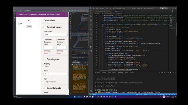 Add Logic to a PCF control using Typescript смотреть онлайн