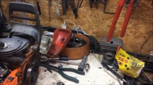 Хускварна-340.Бензо_пила моего соседа.)