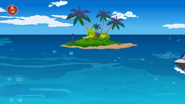 Finger Family 3D Animated Water Scooter Rhyme || Nursery Rhymes For Kids смотреть онлайн