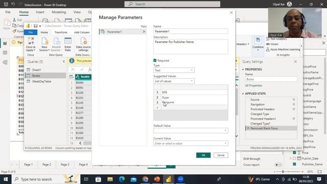 Learn Power BI Step by Step - 14th Video - Creating and Managing Parameters in POWER BI смотреть онлайн