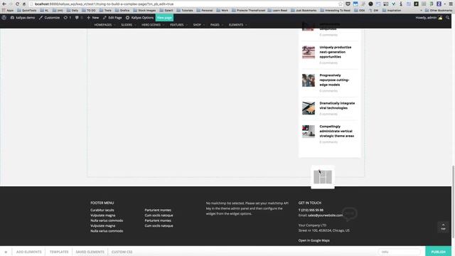 Build complex layouts with Page builder (Kallyas WordPress theme v4.x) смотреть онлайн