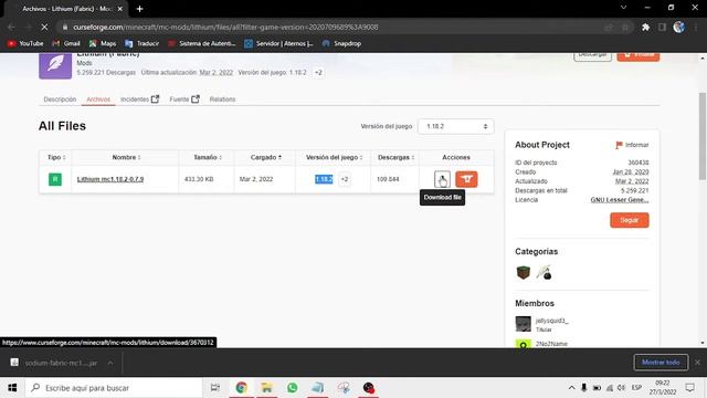 MÁS DE 60 FPS CON SODIUM MODS - FABRIC LOADER - TUTORIAL COMPLETO - MINECRAFT 1.18.2 смотреть онлайн