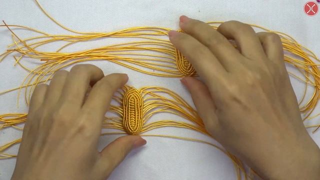 Macrame keychain tutorial: 3D Peanut Keychain ?? | DIY Macrame Key Chain step by step tutorial ?? смотреть онлайн
