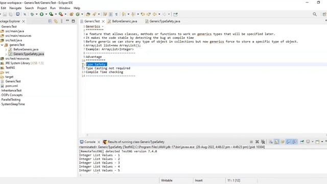 Generics and Generics Class in Java with Selenium Part - 1 смотреть онлайн