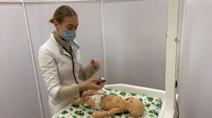 Станция "Осмотр новорожденного в отделении"