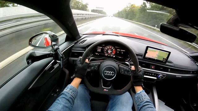 2017 Audi RS5 2.9 TFSI (450 PS)  POV Testdrive AUTOBAHN Beschleunigung & Topspeed
