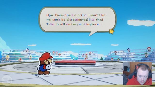 I'M FIGHTING COLORING PENCILS ?! - Paper Mario The Origami King Let's Play Ep 6