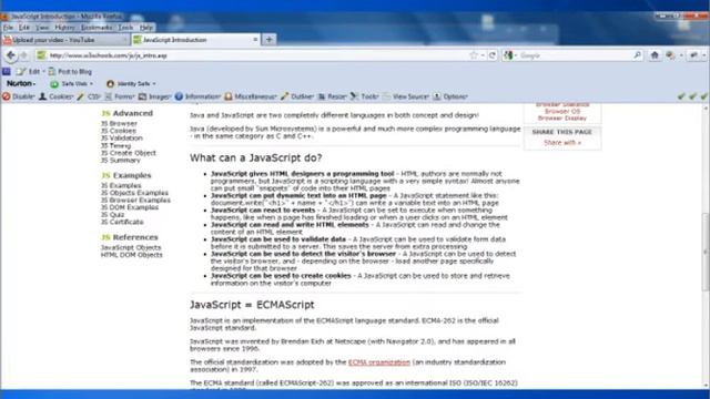 More About JavaScript(Intro).avi смотреть онлайн