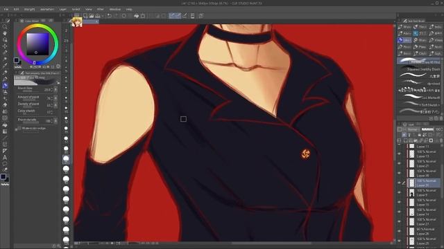 Yuuki Hoshi Speed paint | Jujutsu Kaisen OC смотреть онлайн