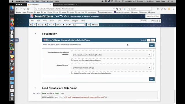 GenePattern Notebook Run Workflow смотреть онлайн