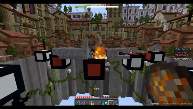 Всю игру с одной жизнью I Minecraft Color Control I смотреть онлайн