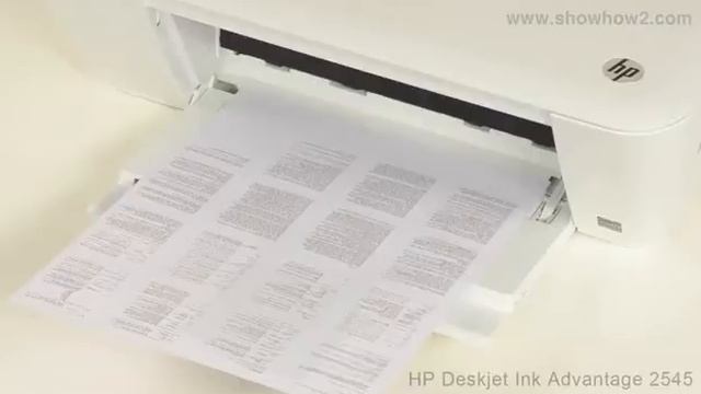HP Deskjet Ink Advantage 2545 - Printing Documents 16 UP