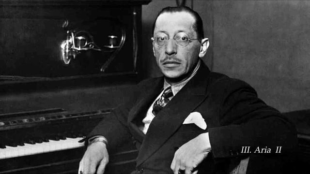 ARTHUR GRUMIAUX, Violin. I. Stravinsky - Violin Concerto In D [Concergebouw, Ernest Bour ] 1966