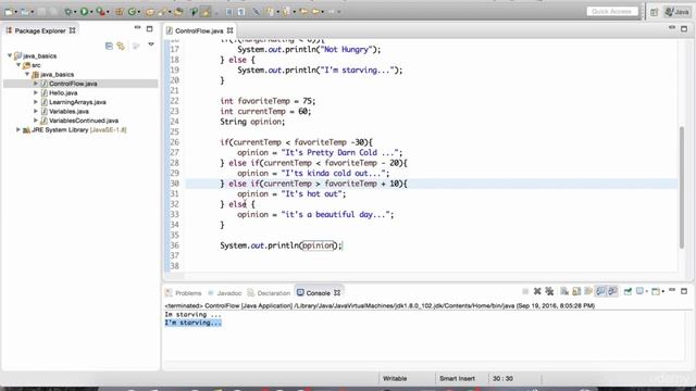 How to create Control Flow using if else and switch statements in Java Eclipse смотреть онлайн