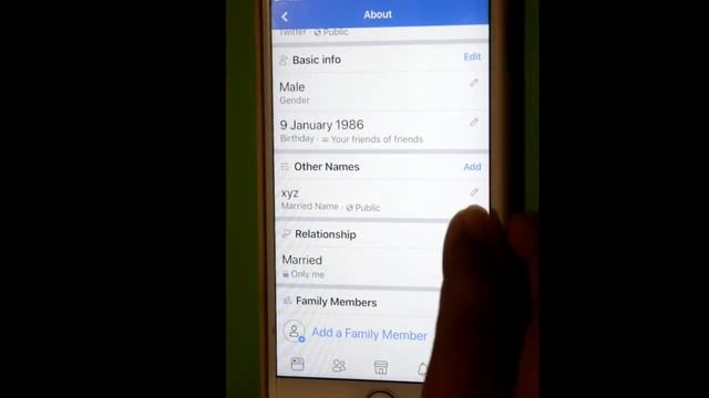 How to add or change other names, nicknames in Facebook iOS or iPhone app смотреть онлайн