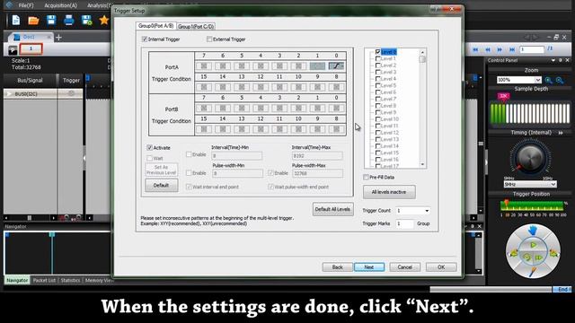 LAP-F1 - How to acquisition I2C date and setting trigger (En) смотреть онлайн