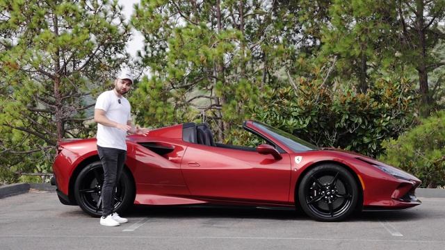 2021 Ferrari F8 Spider in Rosso Fiorano смотреть онлайн