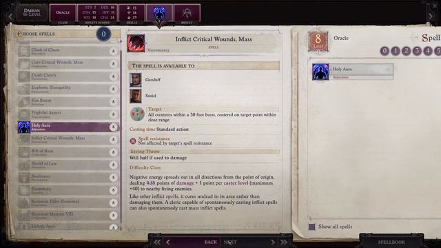 Pathfinder: WotR- Party Member Daeran Oracle Build смотреть онлайн