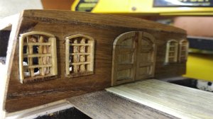 № 10 Сборка Черной Жемчужины. Изготовление  оконных рам и дверей..