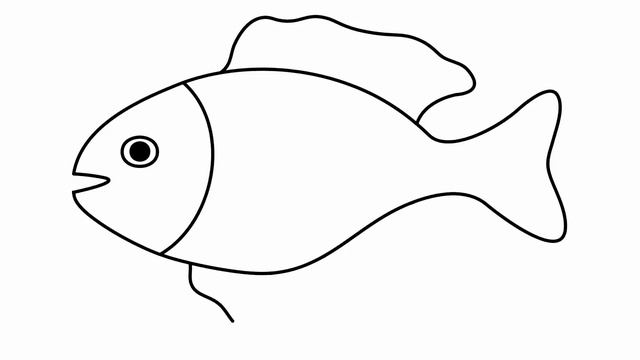 How to draw a fish #4 | Easy drawings смотреть онлайн