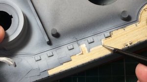 Сборка и покраска корабля "Бисмарк" в масштабе 1/350. Часть 7-я. Painting of the Bismarck ship.