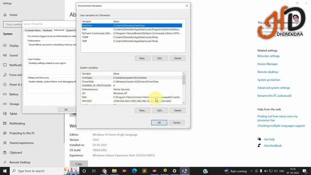 Download and Install JAVA JDK 19 | How to Install Java JDK on Windows 10? | Hello DHIRENDRA смотреть онлайн