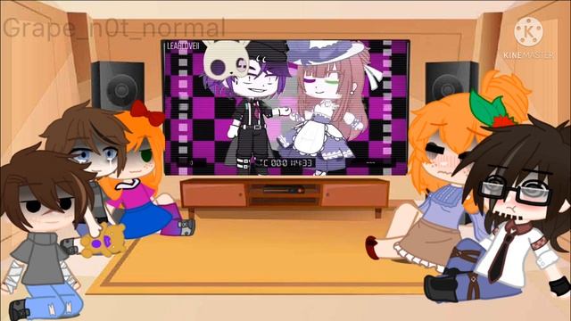 Past Aftons react to Afton family memes смотреть онлайн