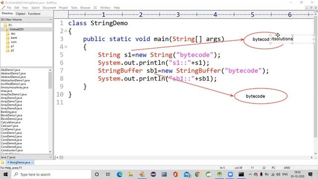 String Handling in Java | Best Institute for Java in Kanpur | Kayum Ansari | ByteCode IT Solutions смотреть онлайн